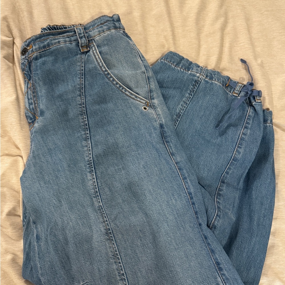 Anthropologie beach cargo mid rise jean
